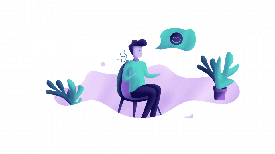 Illustration Patient frustrated